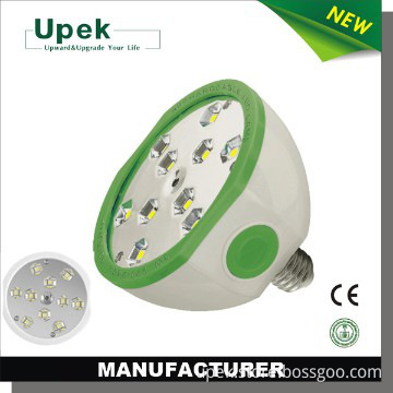 Rechargeable e27 emergency lamp with remote control